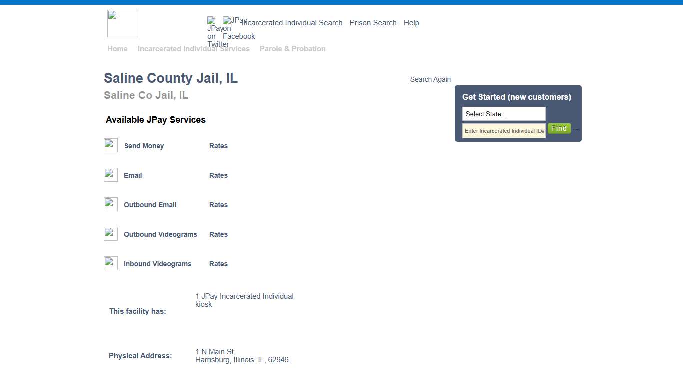 Saline County Jail, IL