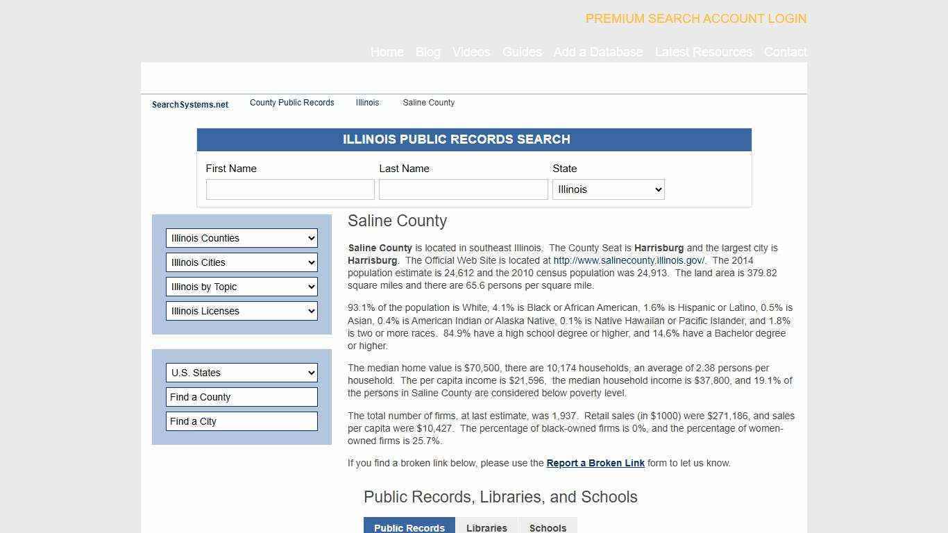 Saline County Criminal and Public Records